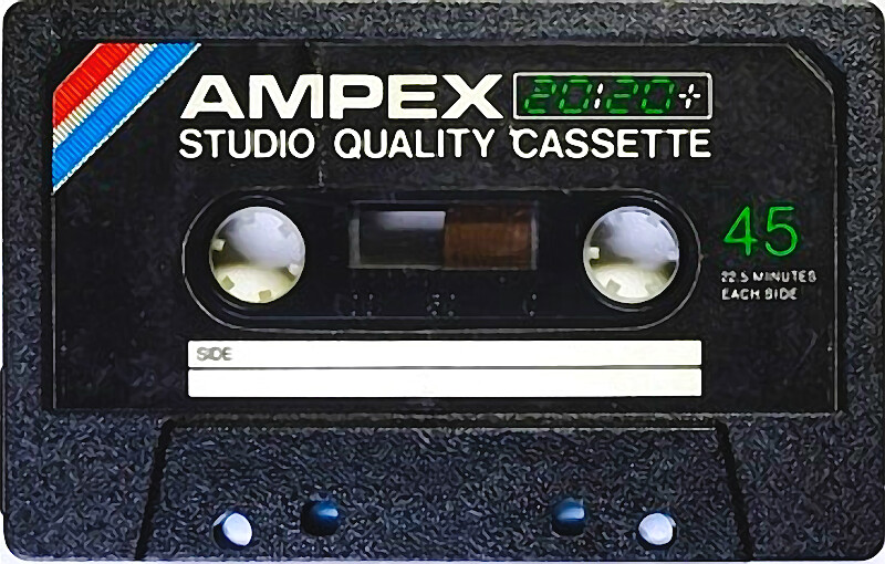 Compact Cassette Ampex 364 45 Type I Normal 1978 Mexico