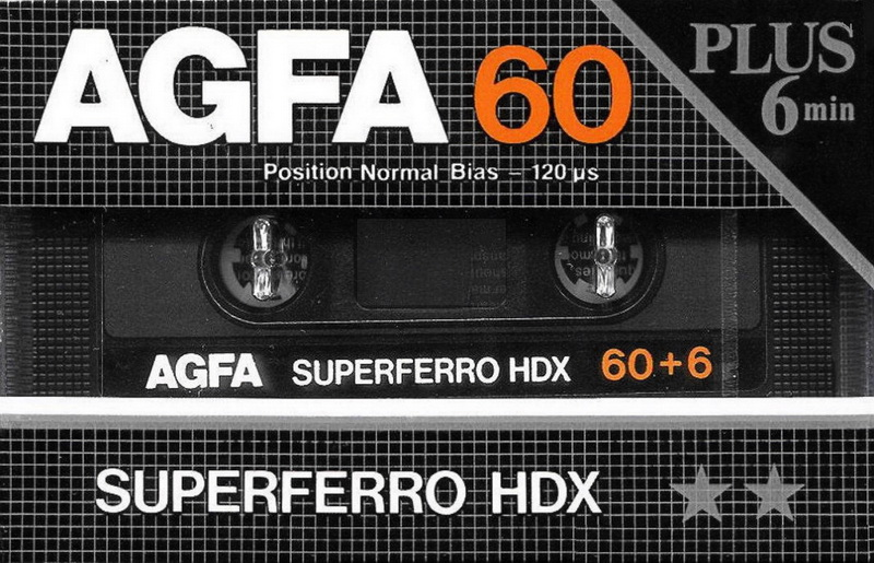 Compact Cassette: AGFA  - Superferro HDX 60+6