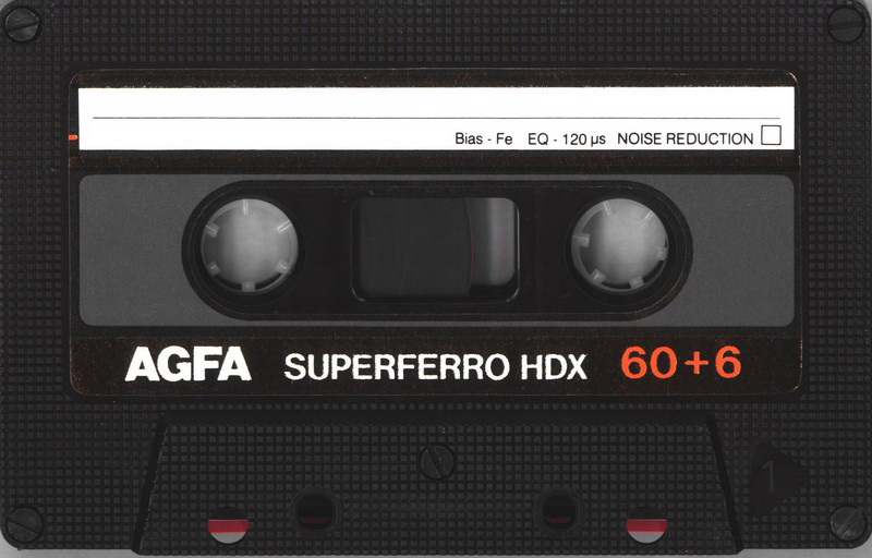 Compact Cassette: AGFA  - Superferro HDX 60+6