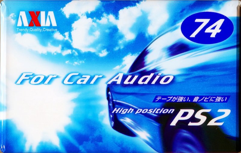 Compact Cassette AXIA PS-II / PS-2 74 "PS2L 74" Type II Chrome 2000 Japan