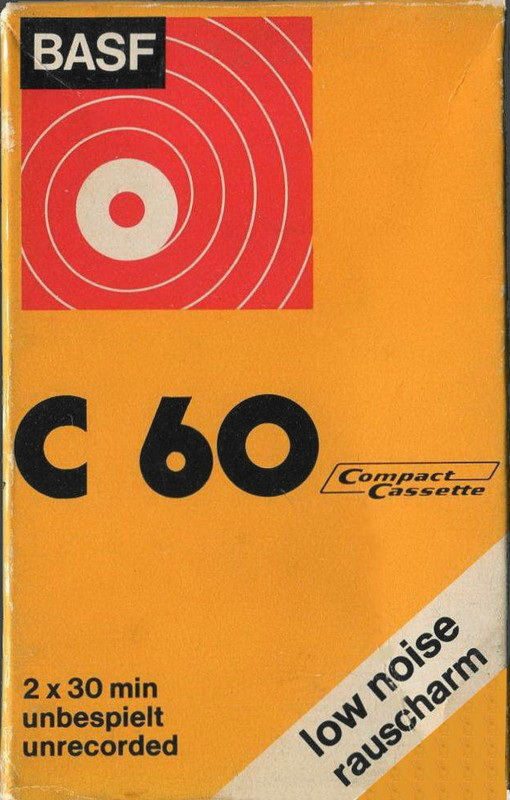 Compact Cassette BASF 60 Type I Normal 1973 Japan