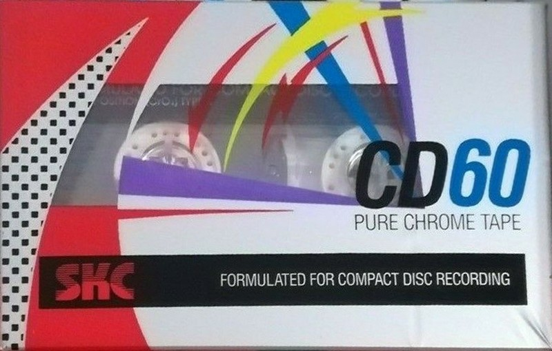 Compact Cassette SKC CD 60 Type II Chrome 1990 North America