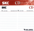 Compact Cassette SKC CD 46 Type II Chrome 2001 Worldwide