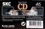 Compact Cassette SKC CD 46 Type II Chrome 2001 Worldwide