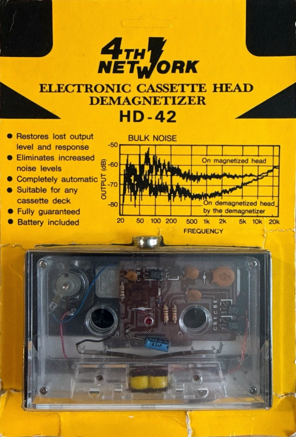 Blister 4TH Network "HD-42" Head Demagnetiser Taiwan