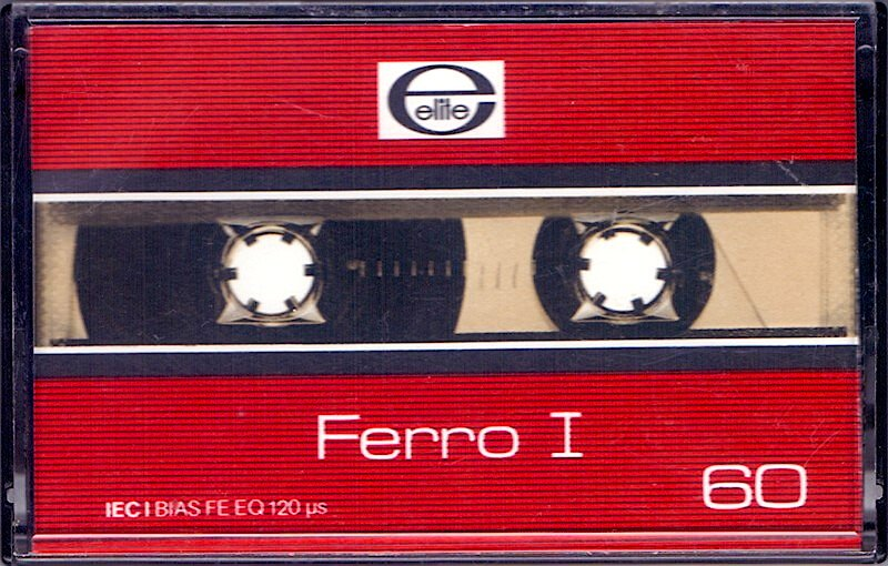 Compact Cassette Elite Ferro I 60 Type I Normal 1980 Germany