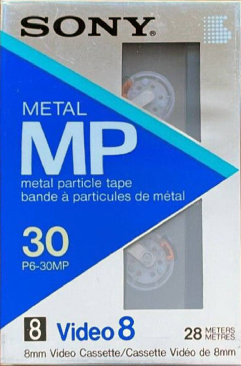 Video8, Hi8, Digital8 Sony MP 30 "Video8 P6-30MP" Type IV Metal North America