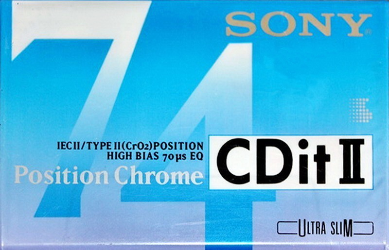 Compact Cassette: Sony  - CDit II 74