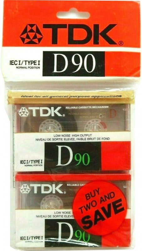 Compact Cassette: TDK  - D 90