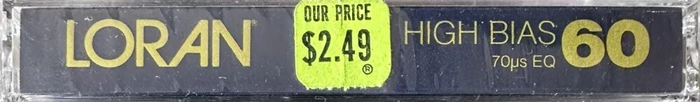 Compact Cassette Loran 60 Type II Chrome 1985 USA