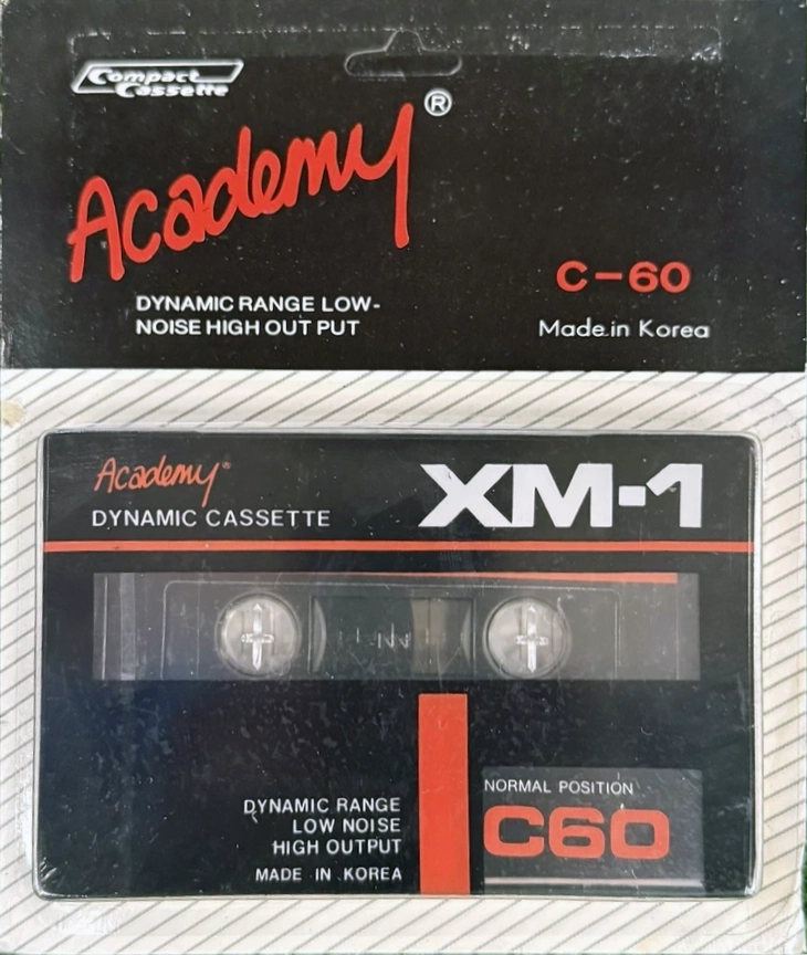 Blister Academy XM-1 60 Type I Normal 1988 Europe