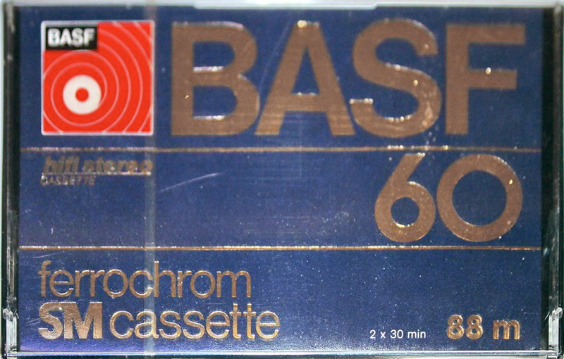 Compact Cassette BASF Ferrochrom 60 Type III Ferro Chrome 1978 Europe