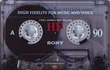 Compact Cassette Sony HF 90 Type I Normal 1998 Europe