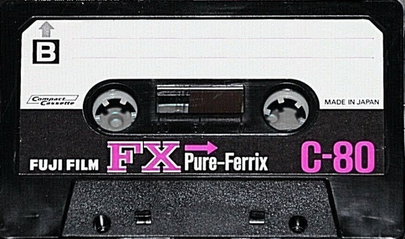 Compact Cassette Fuji Film FX 80 Type I Normal 1974 Japan