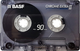 Compact Cassette BASF Chrome Extra II 90 Type II Chrome 1991 Europe