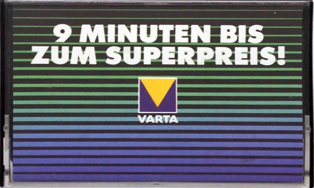 Compact Cassette Varta 9 Type I Normal Europe