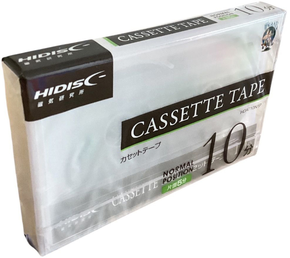 Compact Cassette Hidisc 10 "HDAT10N1P" Type I Normal Japan