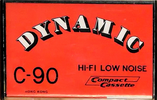 Compact Cassette Dynamic 90 Type I Normal Hong Kong