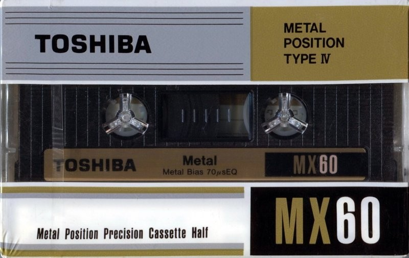 Compact Cassette Toshiba MX 60 Type IV Metal 1983 Japan