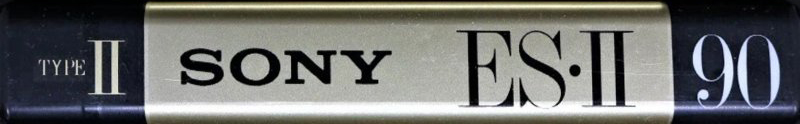 Compact Cassette Sony ES-II 90 "C-90ES2" Type II Chrome 1991 North America