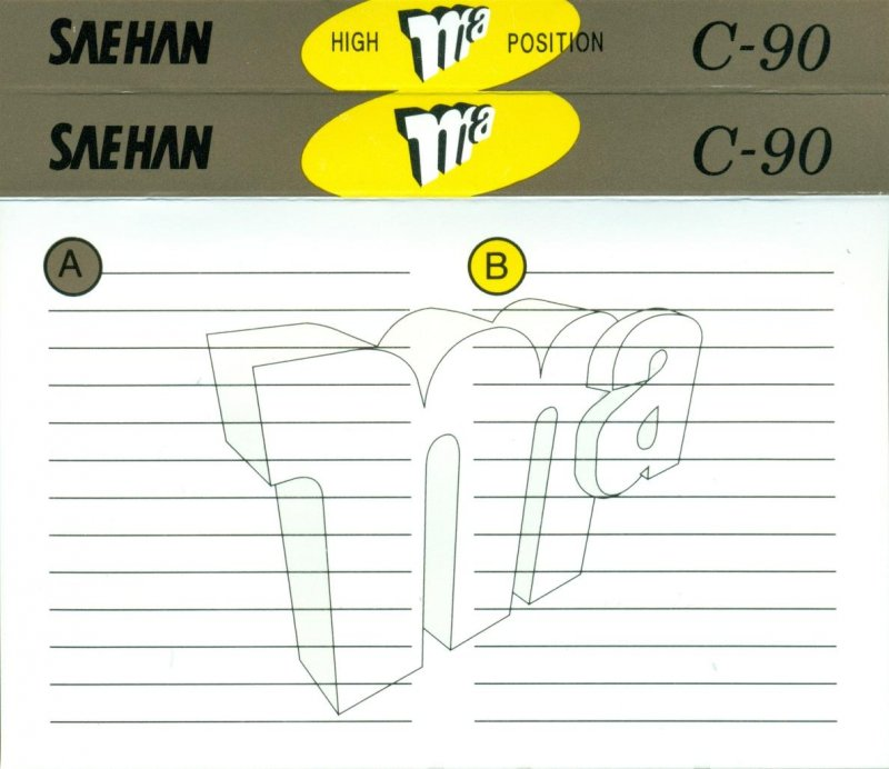 Compact Cassette Saehan MA 90 Type II Chrome 1994 Europe