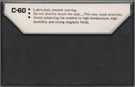 Compact Cassette Winswood 60 "ARRO" Type I Normal 1985 Japan