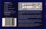 Compact Cassette Scotch BX 90 Type I Normal 1990 Europe