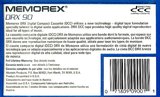 DCC Memorex 90 "DRX" Type I Normal 1992 North America