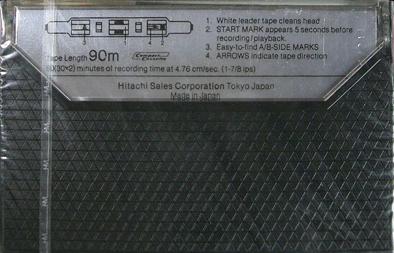 Compact Cassette Hitachi ME 60 Type IV Metal 1981 Europe
