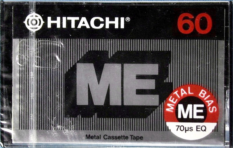 Compact Cassette Hitachi ME 60 Type IV Metal 1981 Europe