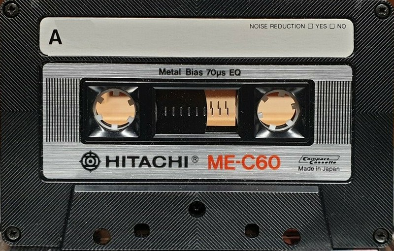 Compact Cassette Hitachi ME 60 Type IV Metal 1981 Europe