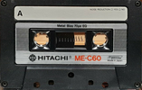 Compact Cassette Hitachi ME 60 Type IV Metal 1981 Europe