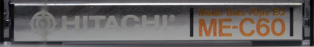 Compact Cassette Hitachi ME 60 Type IV Metal 1981 Europe