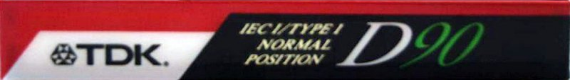 Compact Cassette TDK D 90 "D-90ES" Type I Normal 1991 Europe