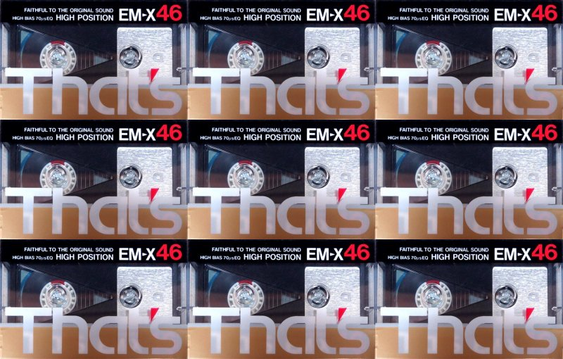 Compact Cassette: Taiyo Yuden Thats - EM-X 46