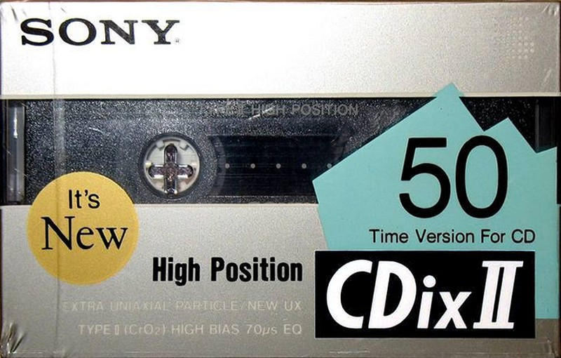 Compact Cassette: Sony  - CDix II 50