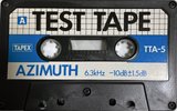 Compact Cassette Tapex TT "TTA-5 Azimuth" Test Cassette 1980 Japan