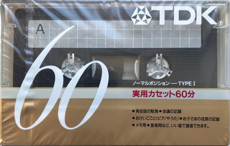 Compact Cassette TDK 60 Type I Normal Japan