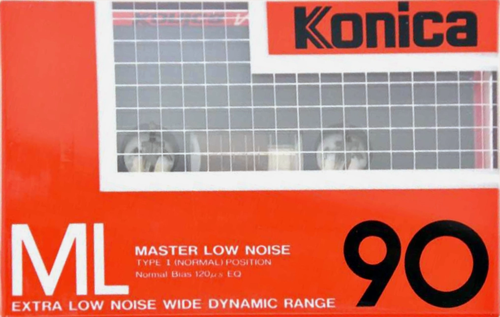 Compact Cassette Konica ML 90 Type I Normal 1984 USA