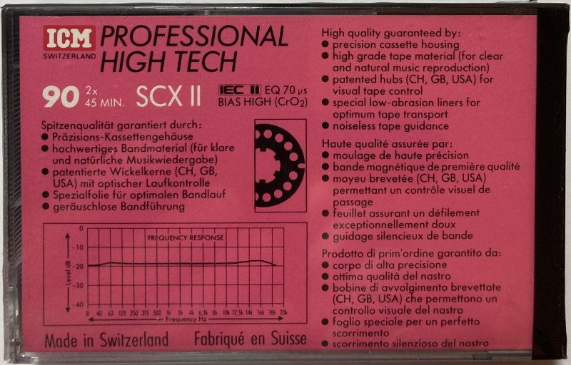 Compact Cassette: ICM  - SCX II 90