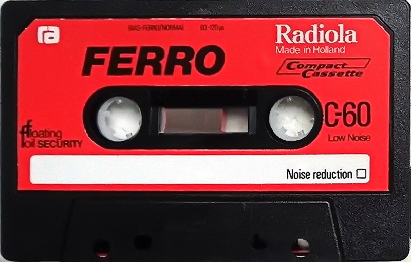 Compact Cassette Radiola Ferro 60 Type I Normal 1978 Europe