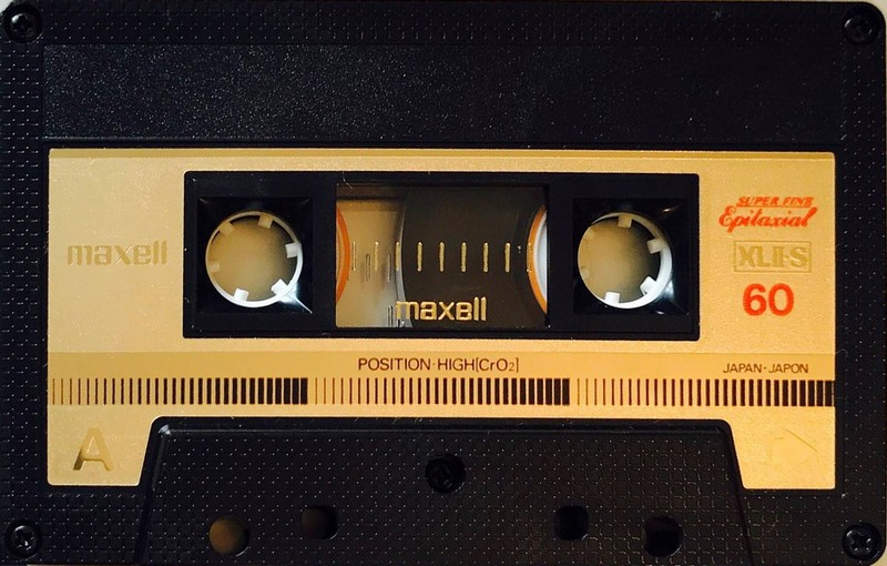 Compact Cassette Maxell XLII-S 60 Type II Chrome 1982 USA