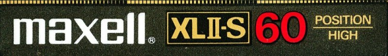 Compact Cassette Maxell XLII-S 60 Type II Chrome 1982 USA