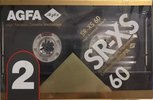 2 pack AGFA SR-XS 60 Type II Chrome 1989 Europe