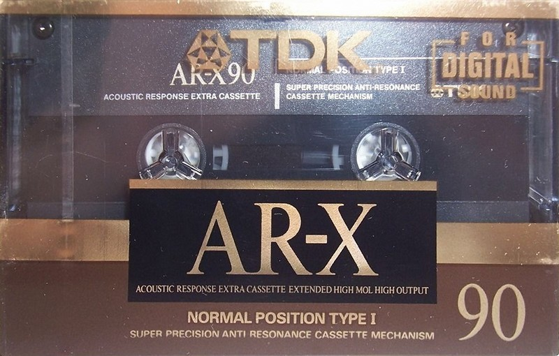 Compact Cassette TDK AR-X 90 "AR-X90M" Type I Normal 1990 Japan