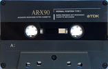 Compact Cassette TDK AR-X 90 "AR-X90M" Type I Normal 1990 Japan