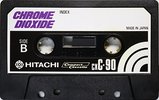 Compact Cassette Hitachi CX 90 Type II Chrome 1972 Worldwide
