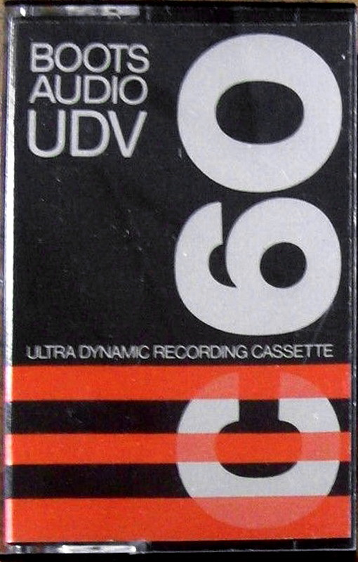 Compact Cassette Boots / Boots Audio UDV 60 Type I Normal 1980 UK