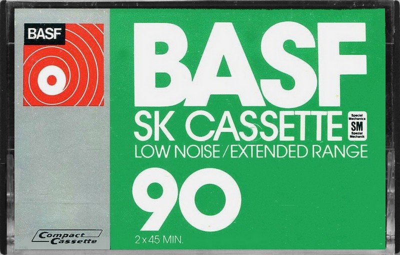 Compact Cassette BASF SK 90 Type I Normal 1973 USA