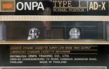 Compact Cassette ONPA AD-X 90 Type I Normal 1989 Thailand